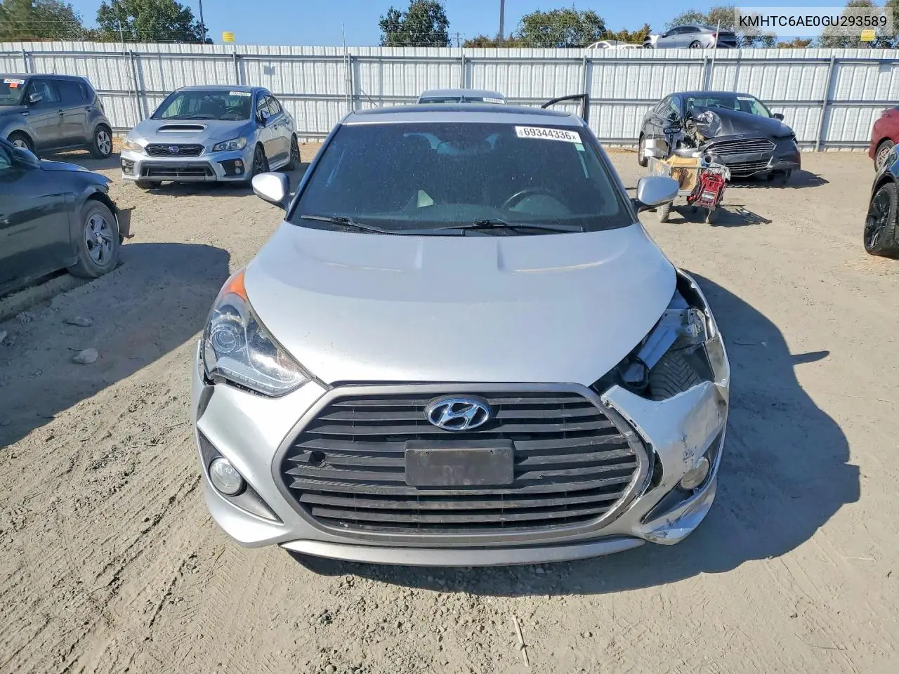2016 HYUNDAI VELOSTER VIN KMHTC6AE0GU293589 — фото 5