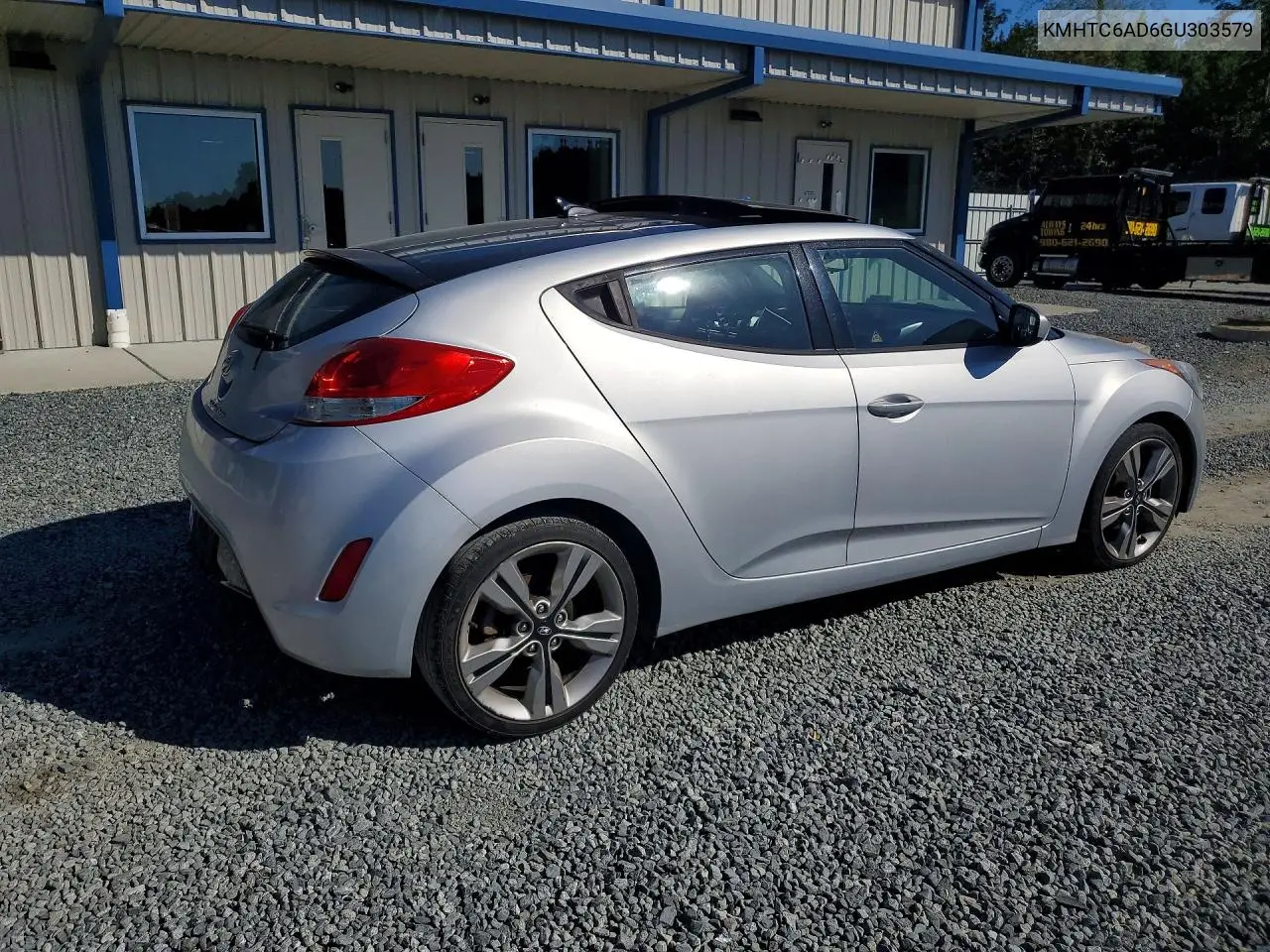 2016 HYUNDAI VELOSTER VIN KMHTC6AD6GU303579 — фото 3