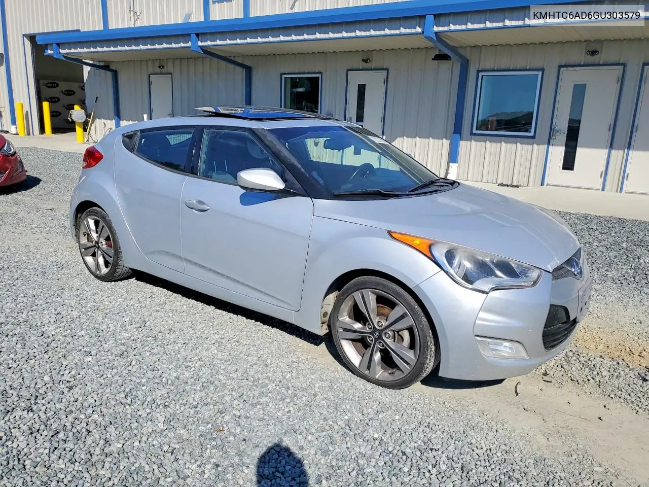 2016 HYUNDAI VELOSTER VIN KMHTC6AD6GU303579 — фото 4