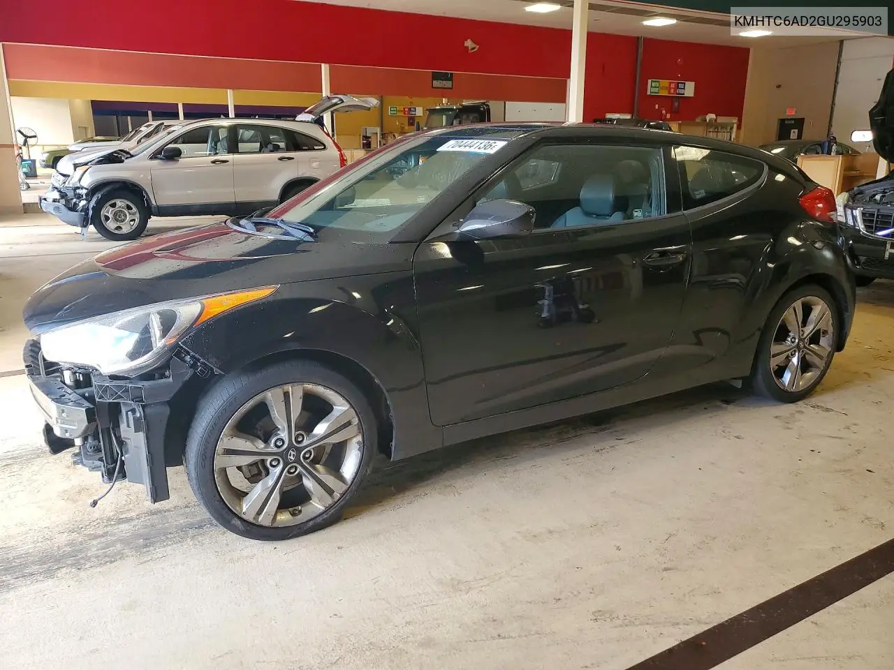 HYUNDAI VELOSTER 2016, VIN KMHTC6AD2GU295903