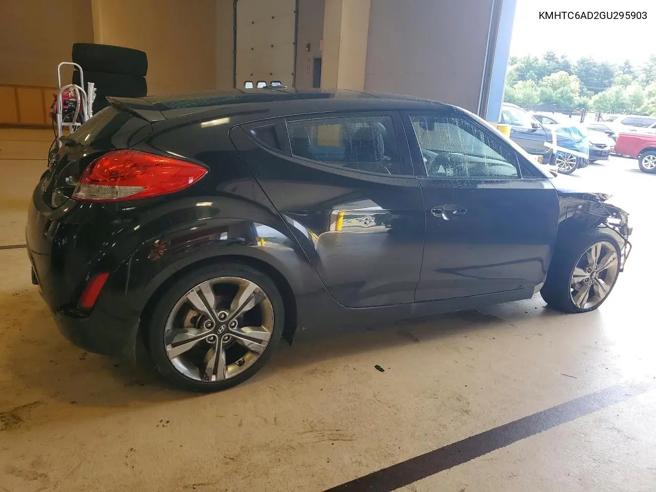 2016 HYUNDAI VELOSTER VIN KMHTC6AD2GU295903 — фото 3