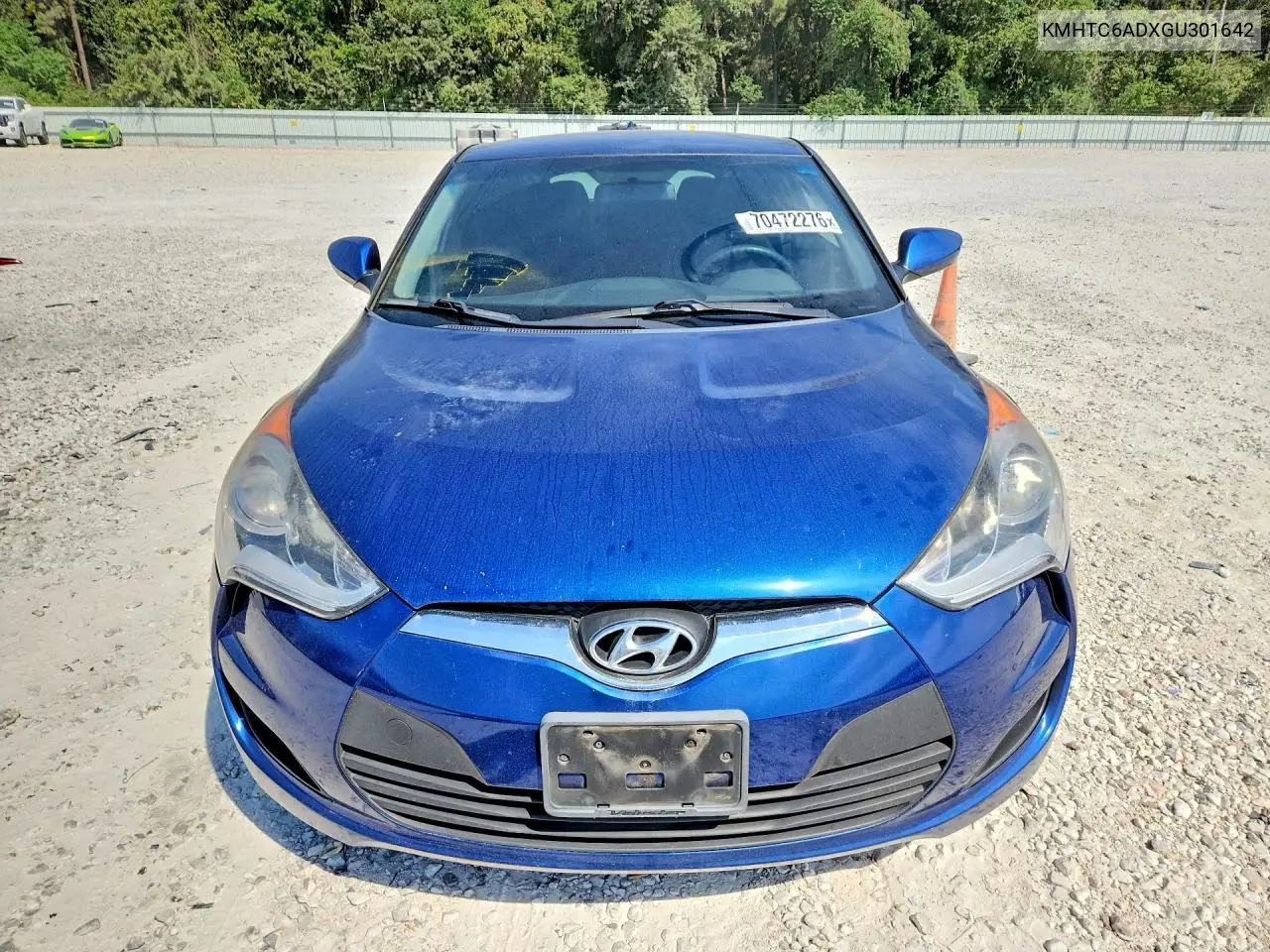 2016 HYUNDAI VELOSTER VIN KMHTC6ADXGU301642 — фото 5