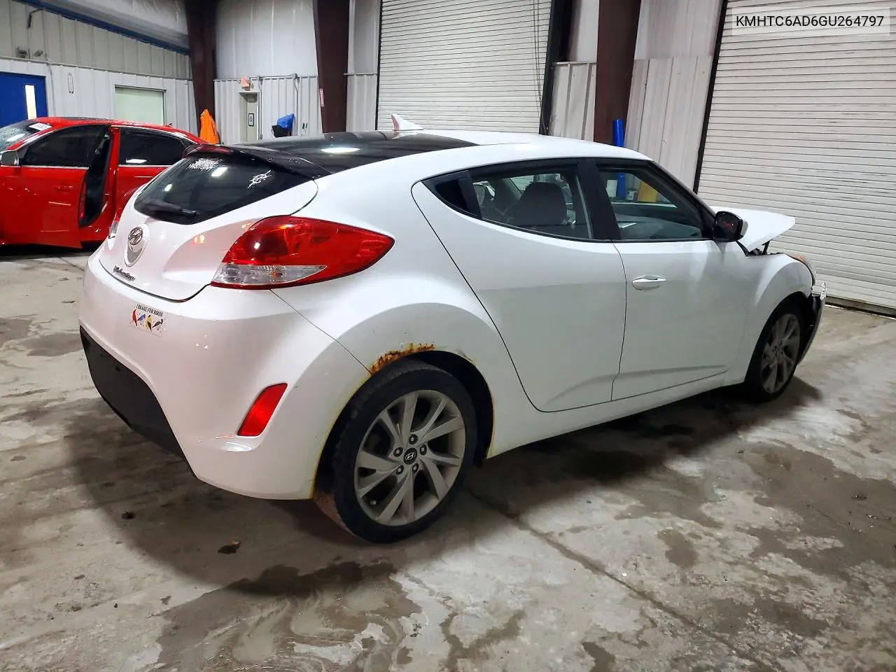 2016 HYUNDAI VELOSTER VIN KMHTC6AD6GU264797 — фото 3