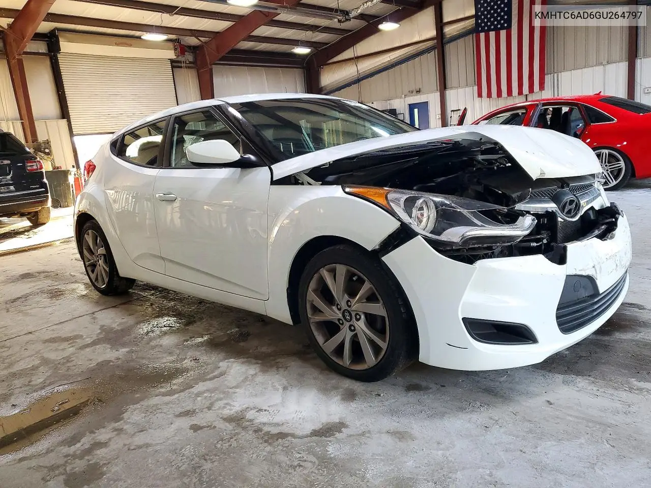2016 HYUNDAI VELOSTER VIN KMHTC6AD6GU264797 — фото 4