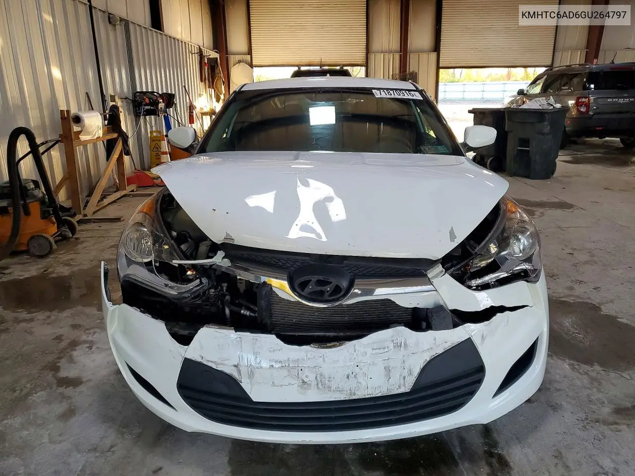 2016 HYUNDAI VELOSTER VIN KMHTC6AD6GU264797 — фото 5