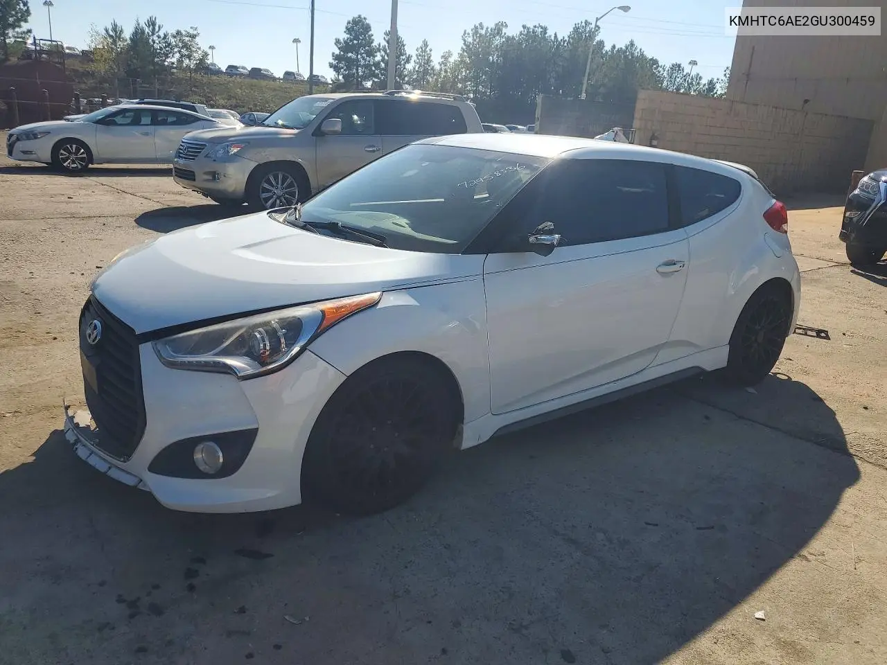 HYUNDAI VELOSTER 2016, VIN KMHTC6AE2GU300459