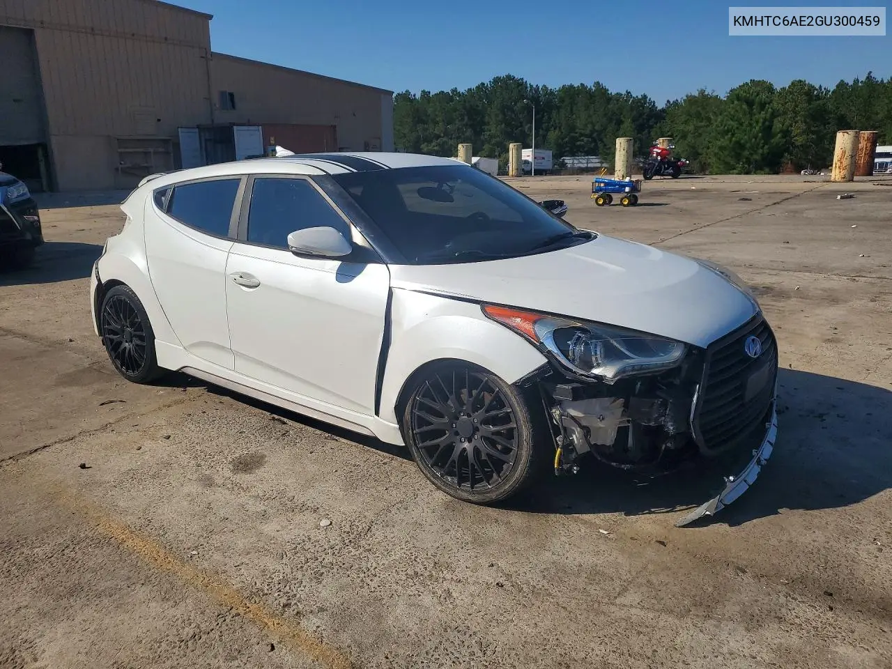 2016 HYUNDAI VELOSTER VIN KMHTC6AE2GU300459 — фото 4