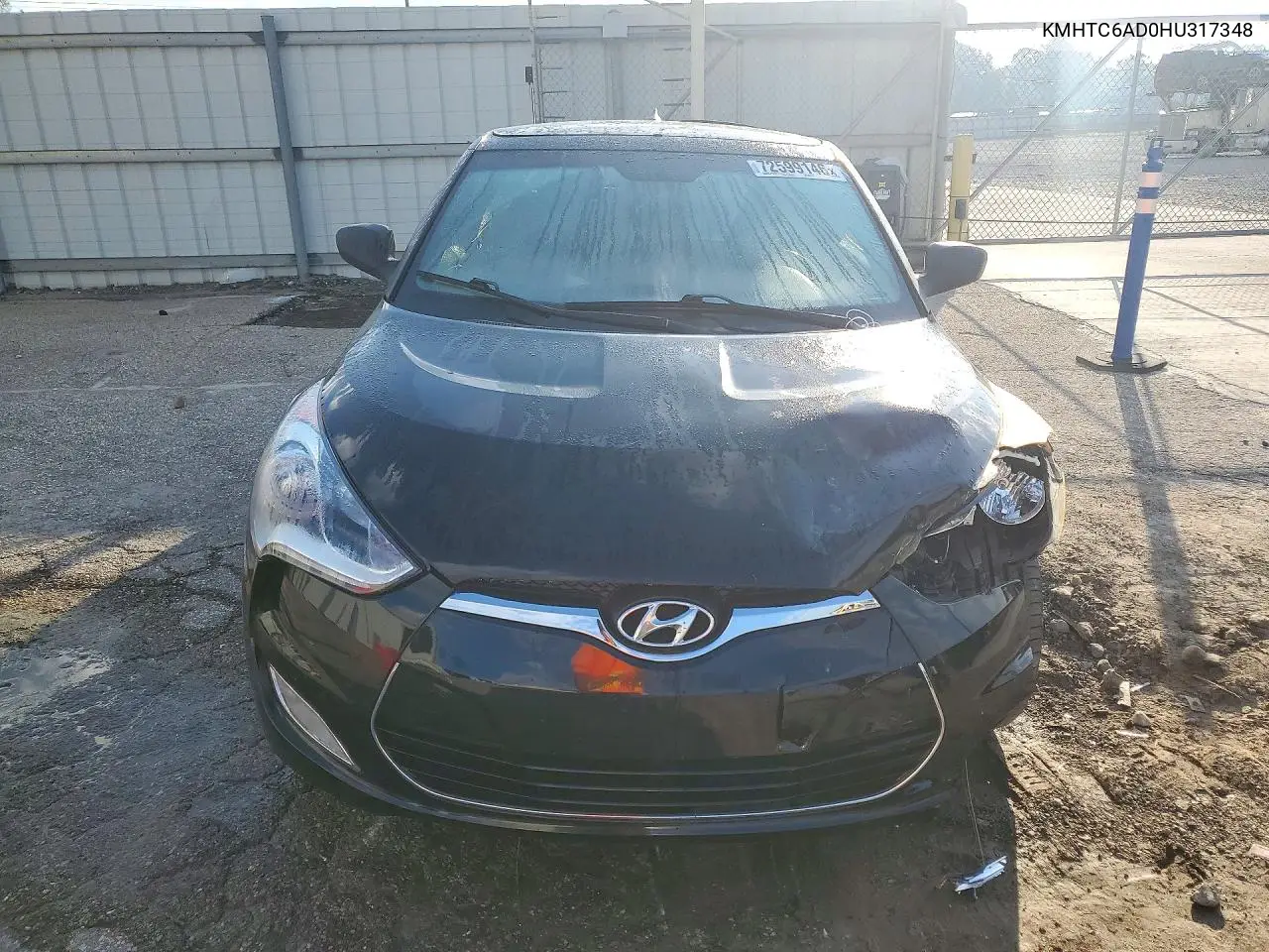 2017 HYUNDAI VELOSTER VIN KMHTC6AD0HU317348 — фото 5