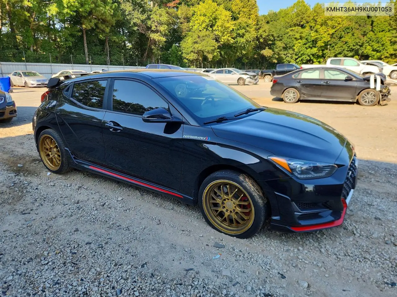 2019 HYUNDAI VELOSTER VIN KMHT36AH9KU001053 — фото 4