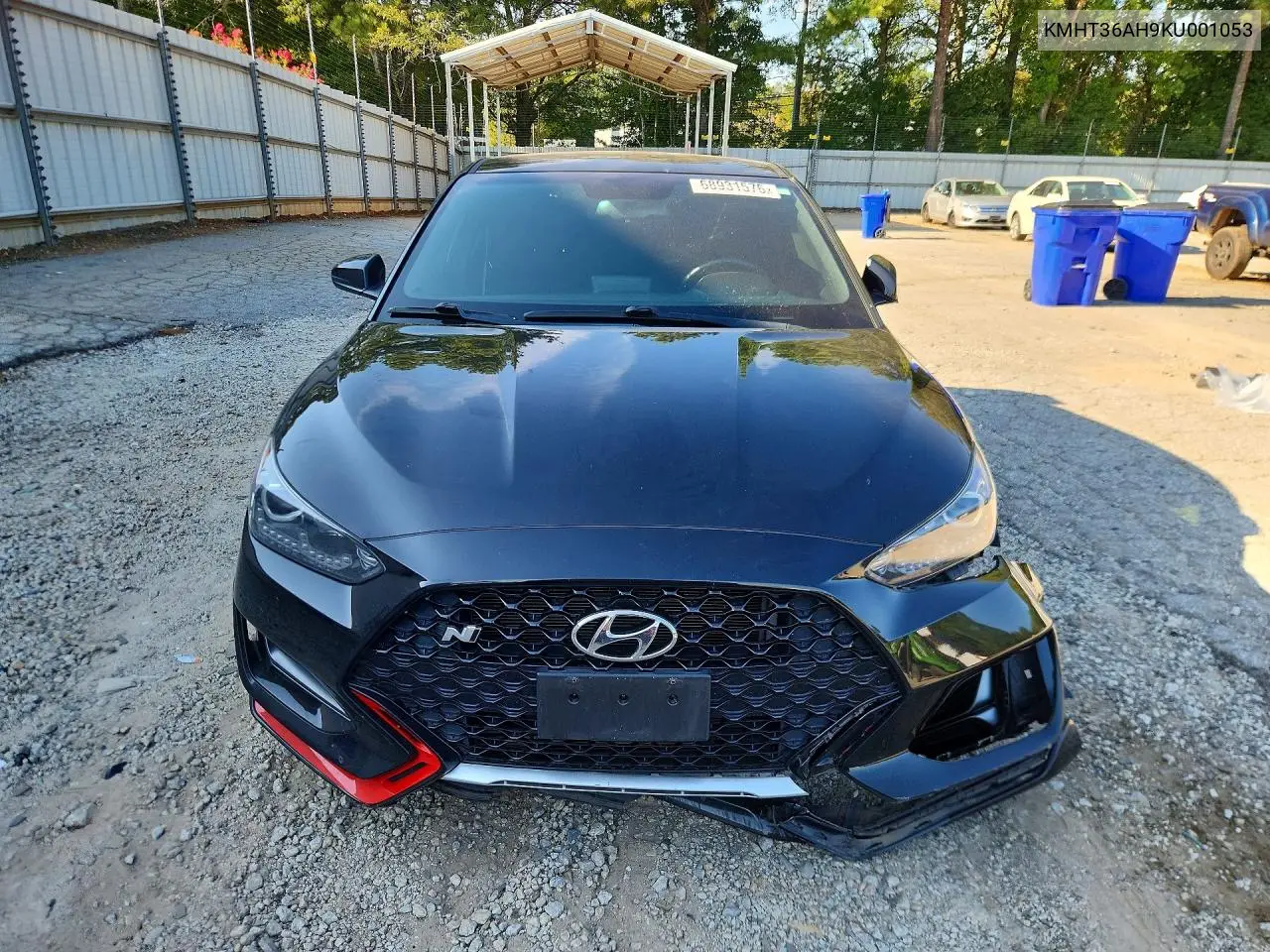 2019 HYUNDAI VELOSTER VIN KMHT36AH9KU001053 — фото 5