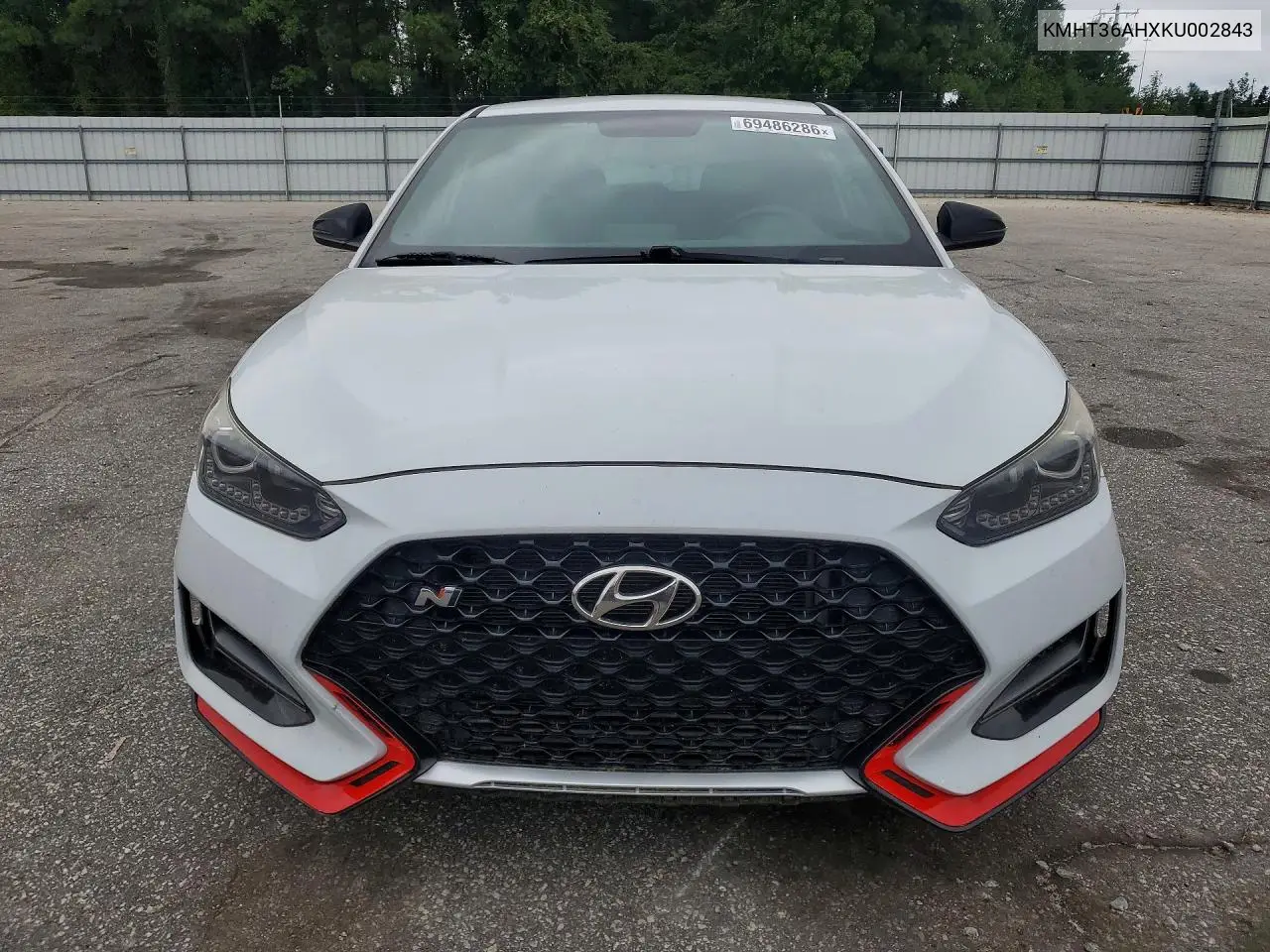 2019 HYUNDAI VELOSTER VIN KMHT36AHXKU002843 — фото 5