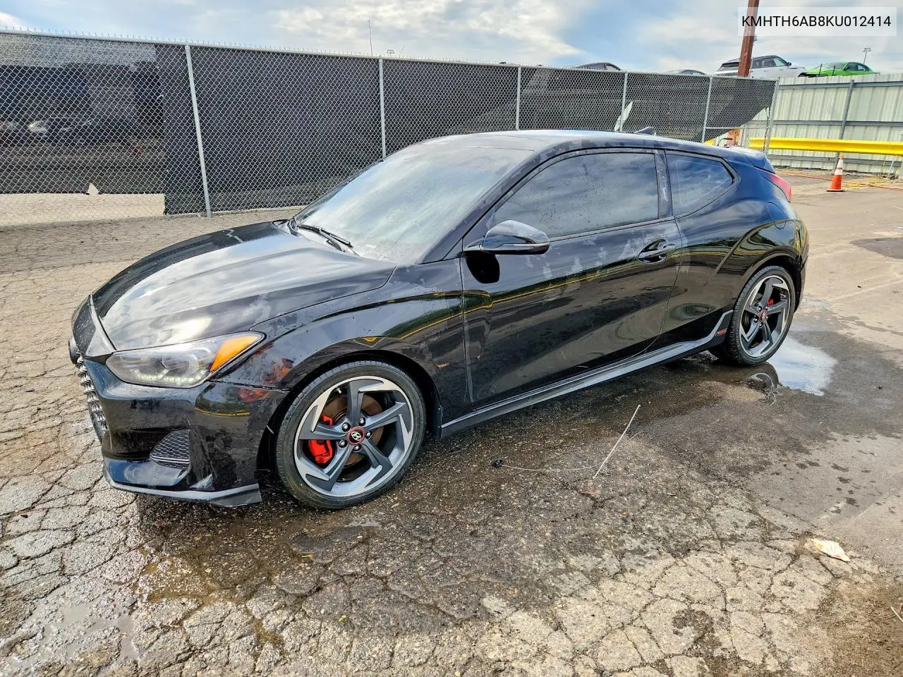 HYUNDAI VELOSTER 2019, VIN KMHTH6AB8KU012414