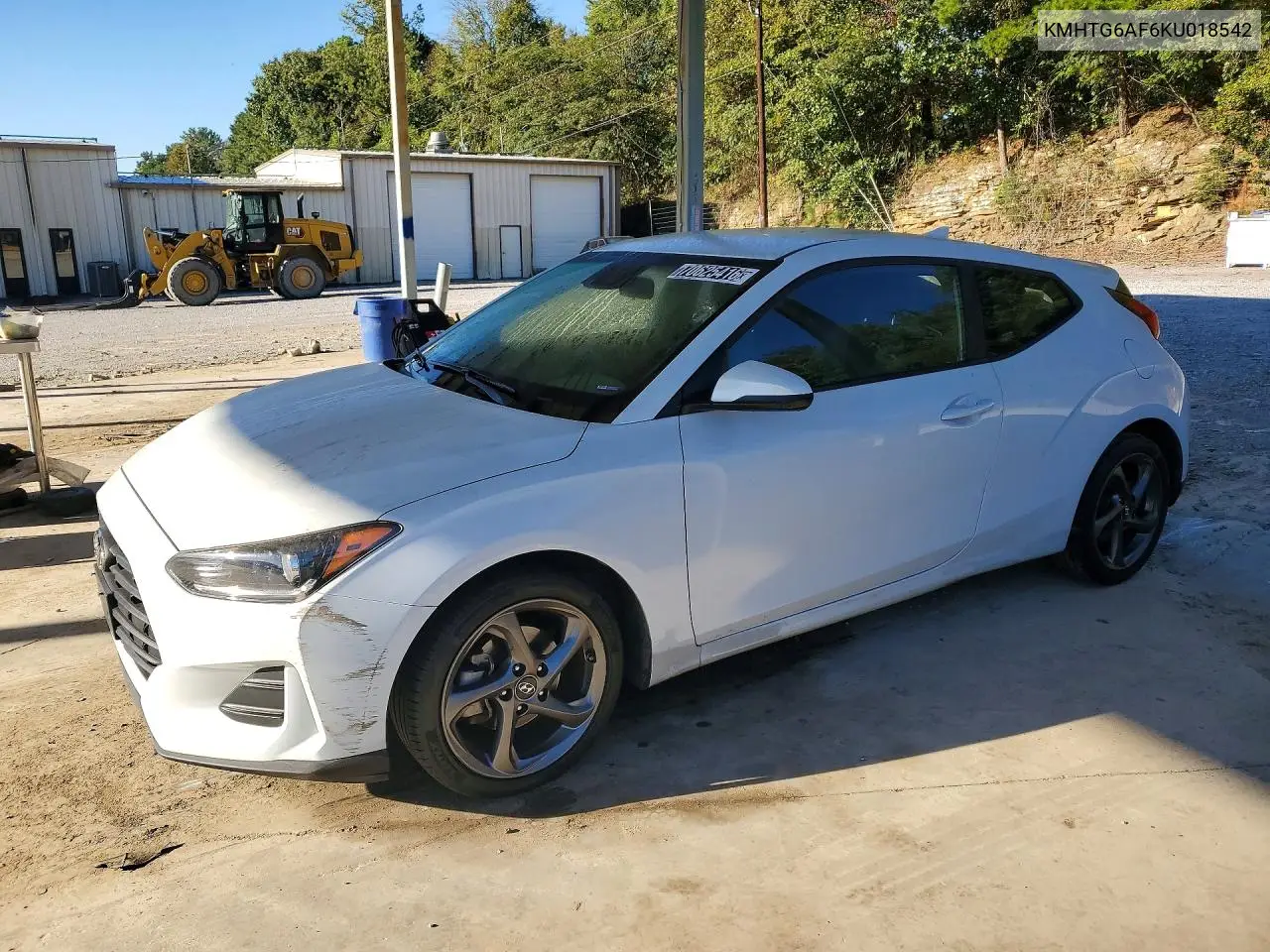 HYUNDAI VELOSTER 2019, VIN KMHTG6AF6KU018542