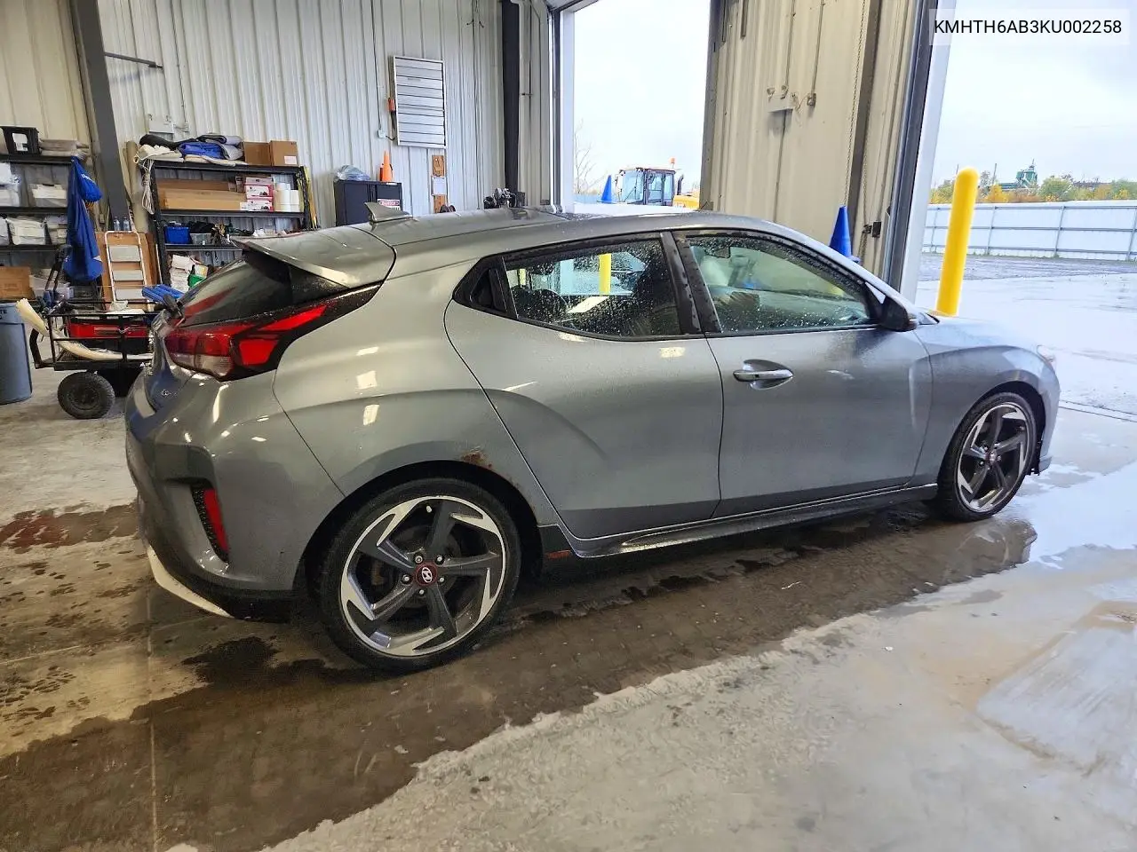 2019 HYUNDAI VELOSTER VIN KMHTH6AB3KU002258 — фото 3
