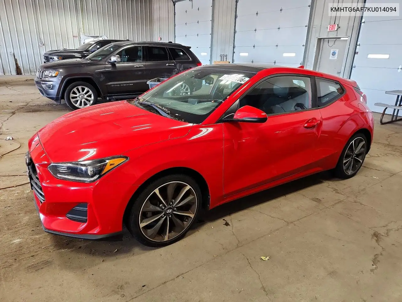 HYUNDAI VELOSTER 2019, VIN KMHTG6AF7KU014094