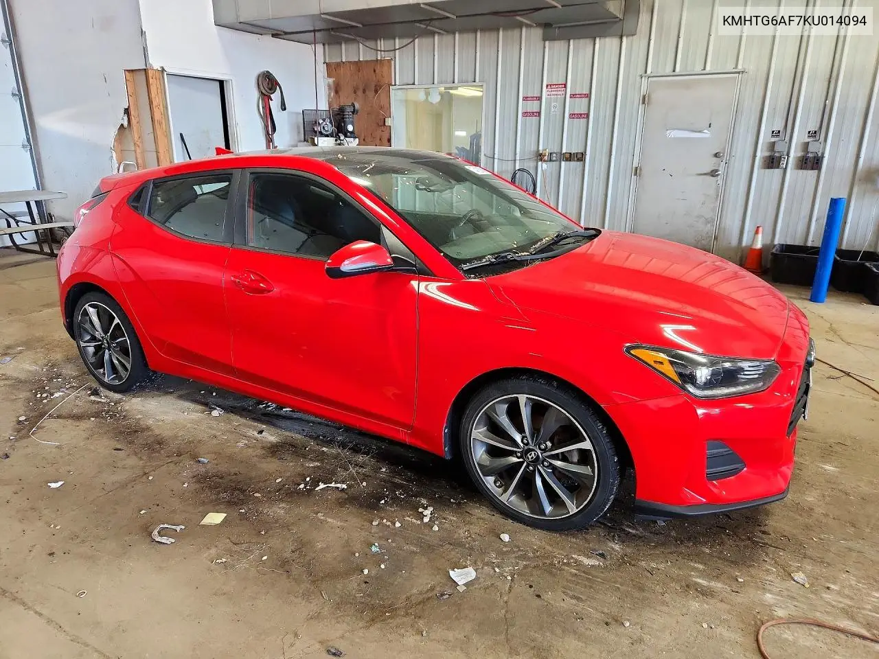 2019 HYUNDAI VELOSTER VIN KMHTG6AF7KU014094 — фото 4