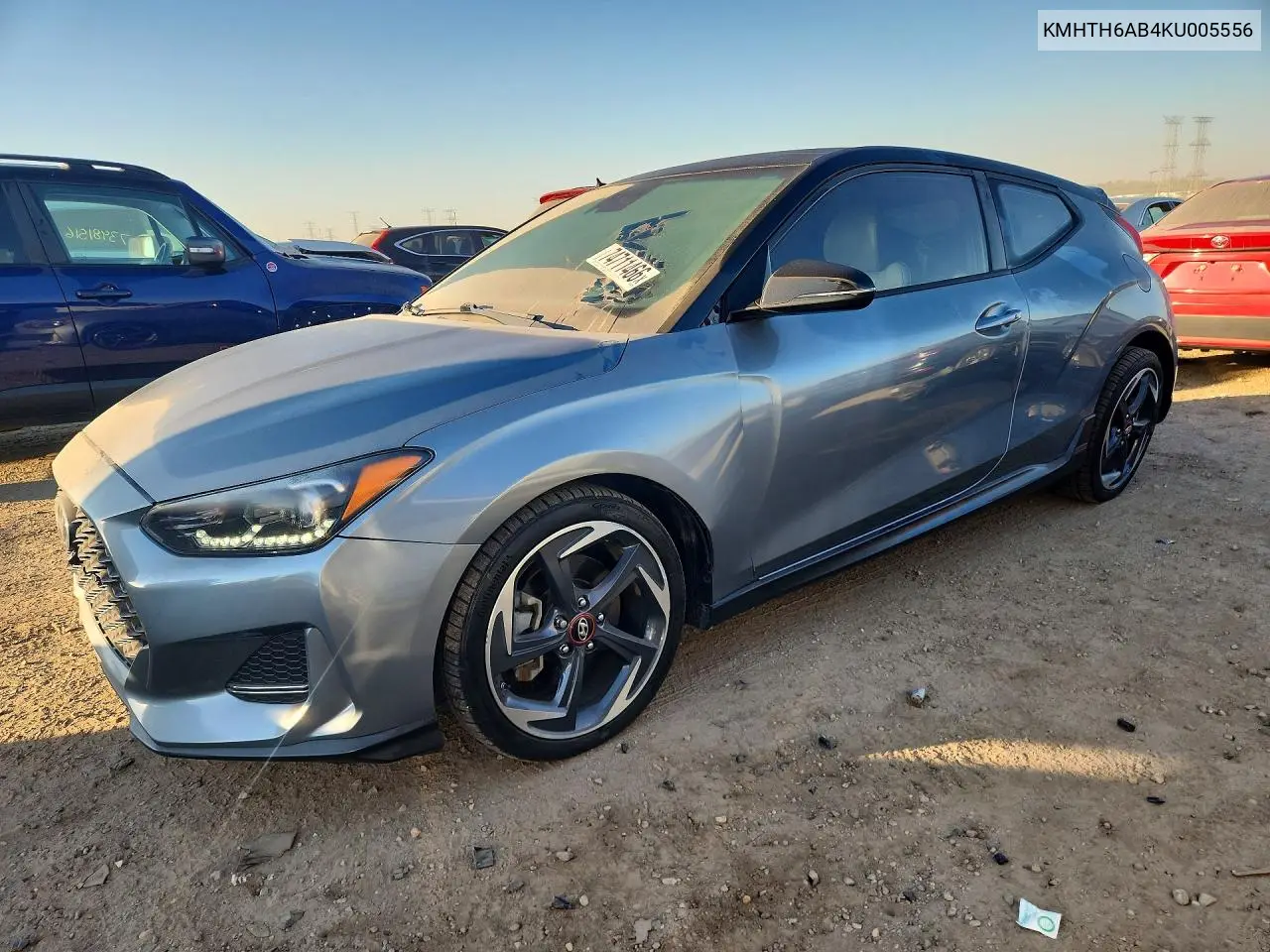 HYUNDAI VELOSTER 2019, VIN KMHTH6AB4KU005556