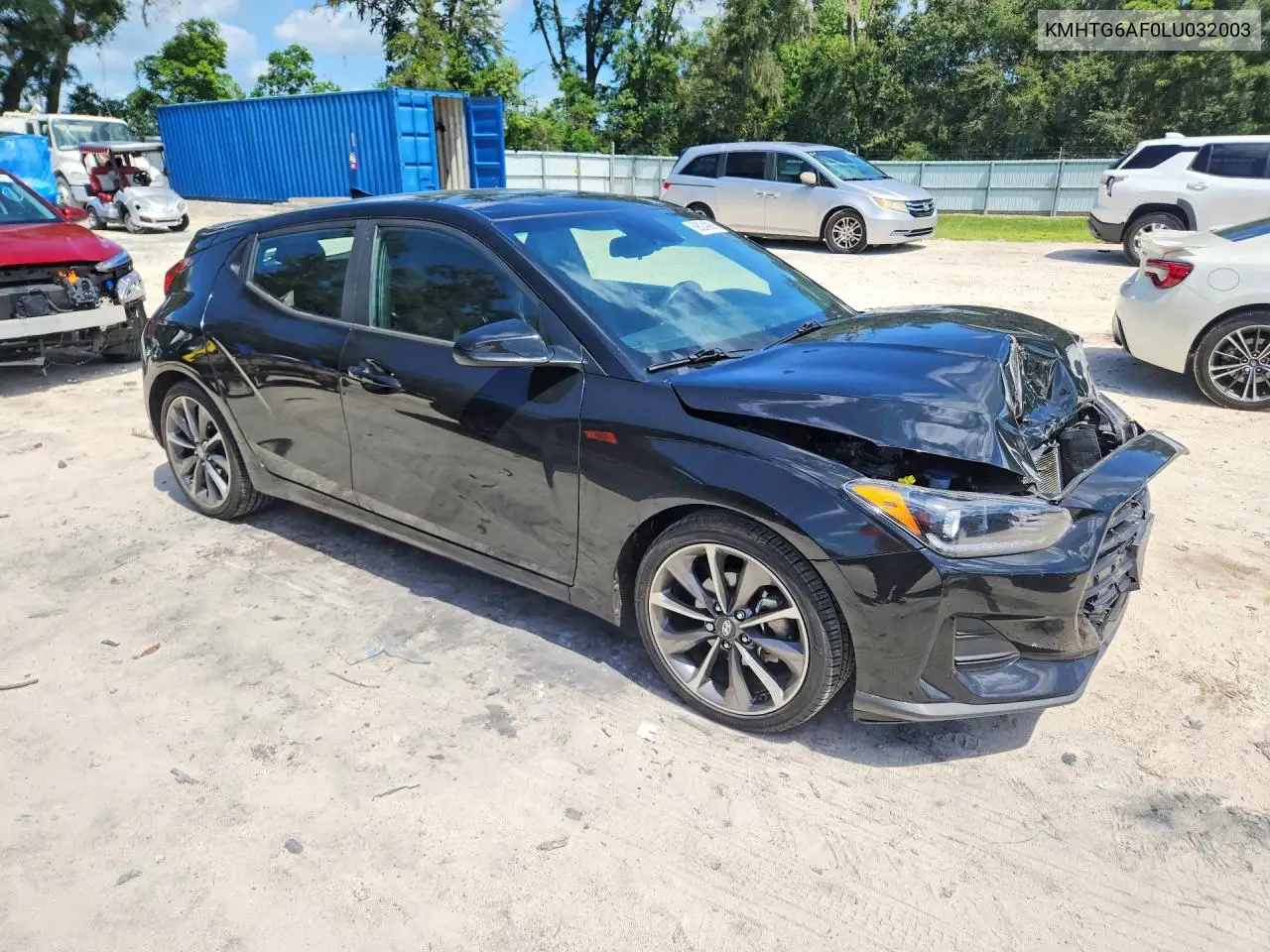 2020 HYUNDAI VELOSTER VIN KMHTG6AF0LU032003 — фото 4