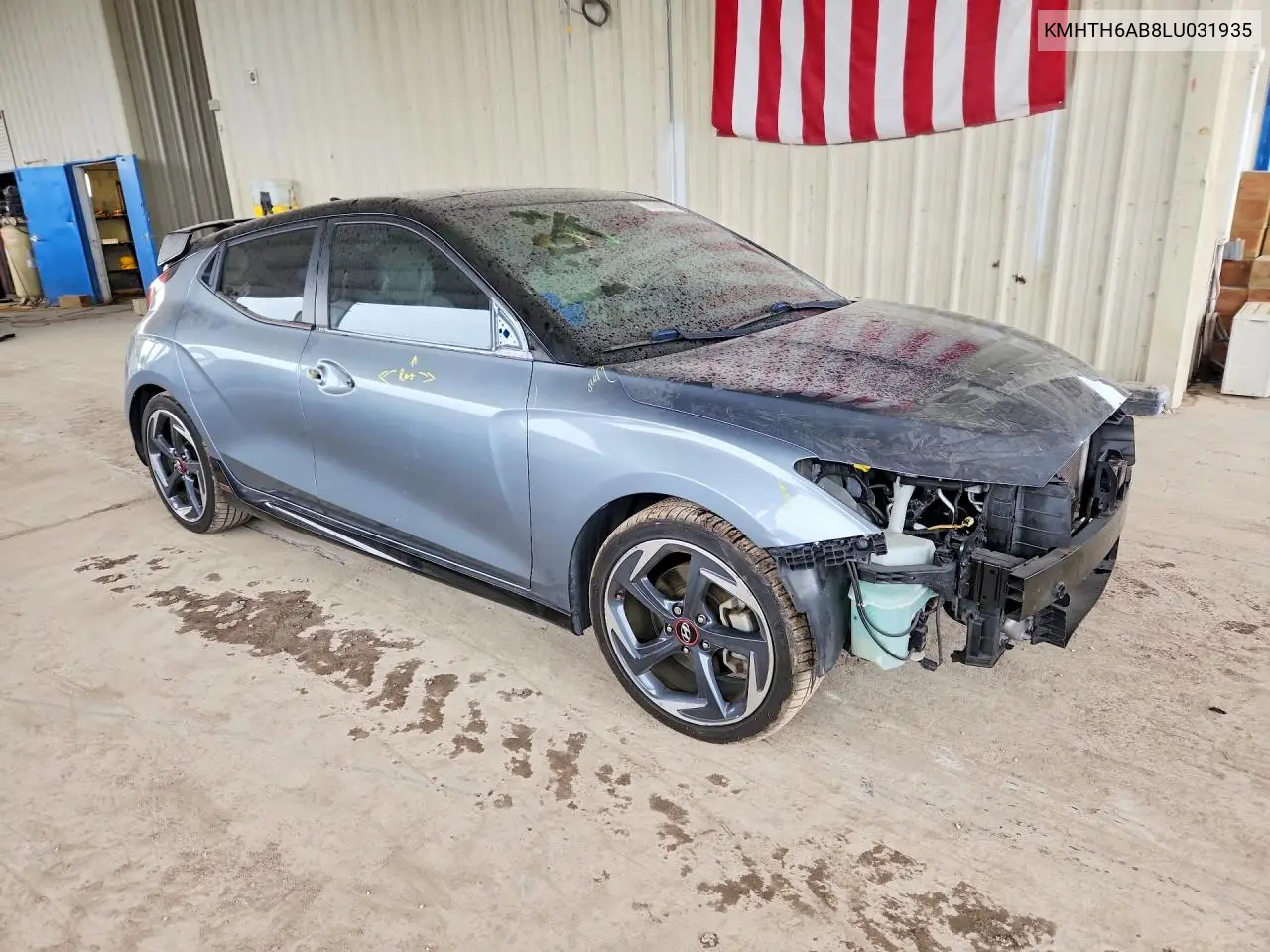 2020 HYUNDAI VELOSTER VIN KMHTH6AB8LU031935 — фото 4