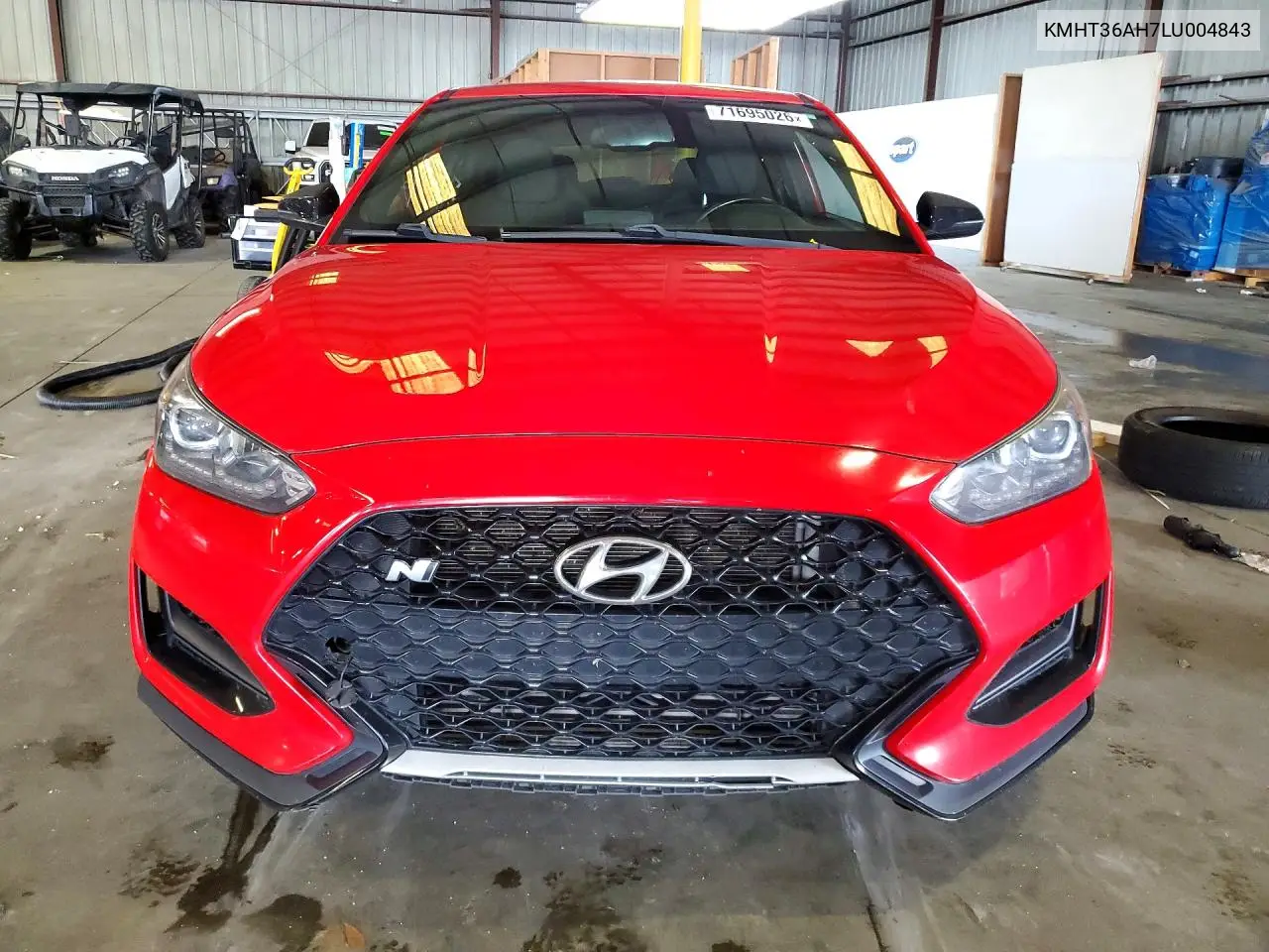 2020 HYUNDAI VELOSTER VIN KMHT36AH7LU004843 — фото 5