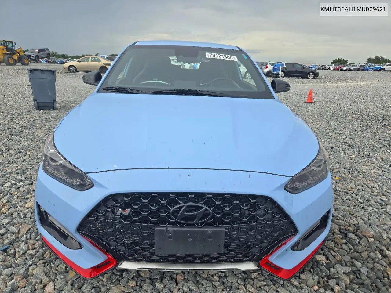 2021 HYUNDAI VELOSTER VIN KMHT36AH1MU009621 — фото 5