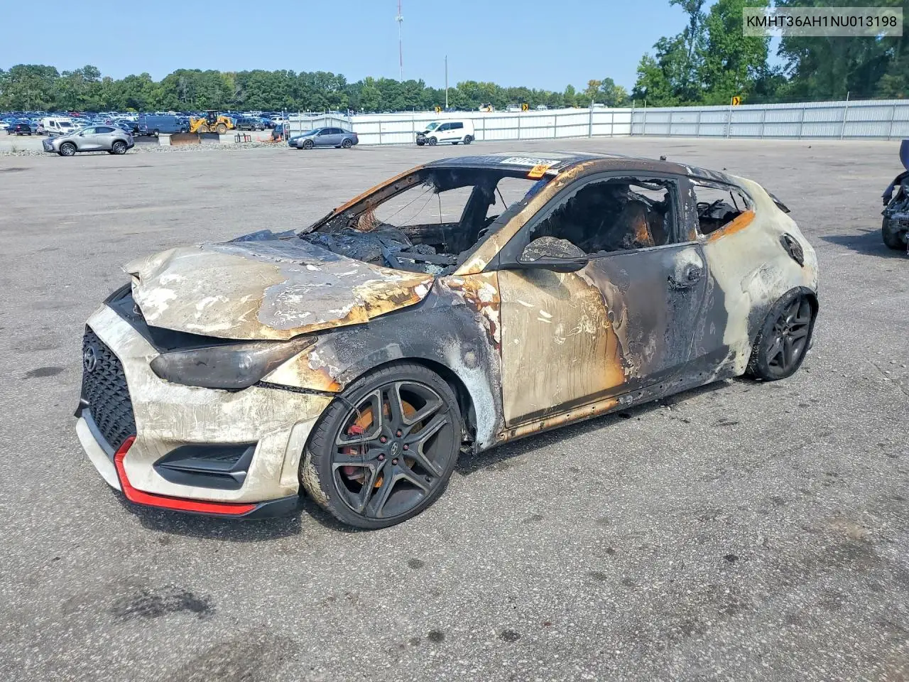 HYUNDAI VELOSTER 2022, VIN KMHT36AH1NU013198