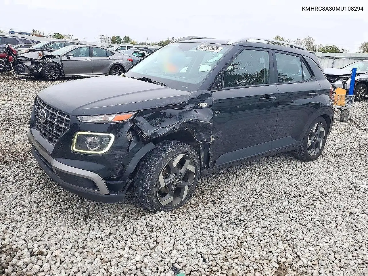 HYUNDAI VENUE 2021, VIN KMHRC8A30MU108294