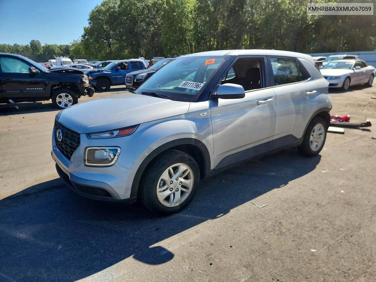 HYUNDAI VENUE 2021, VIN KMHRB8A3XMU067059