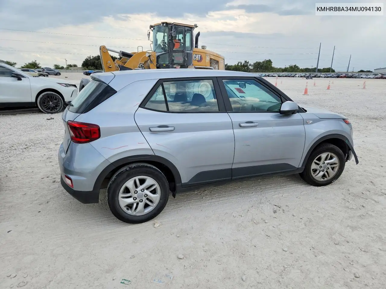 2021 HYUNDAI VENUE VIN KMHRB8A34MU094130 — фото 3