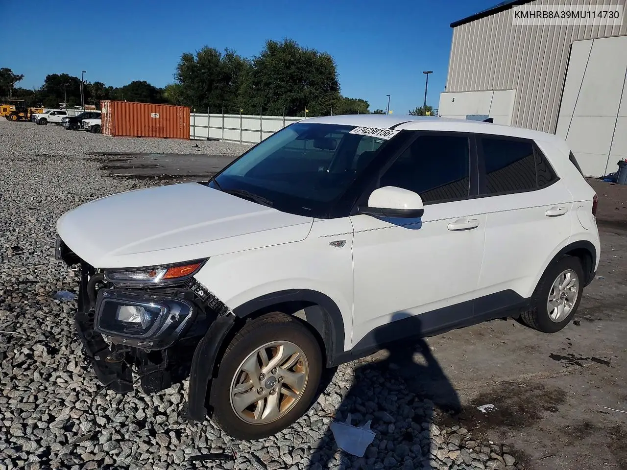 HYUNDAI VENUE 2021, VIN KMHRB8A39MU114730
