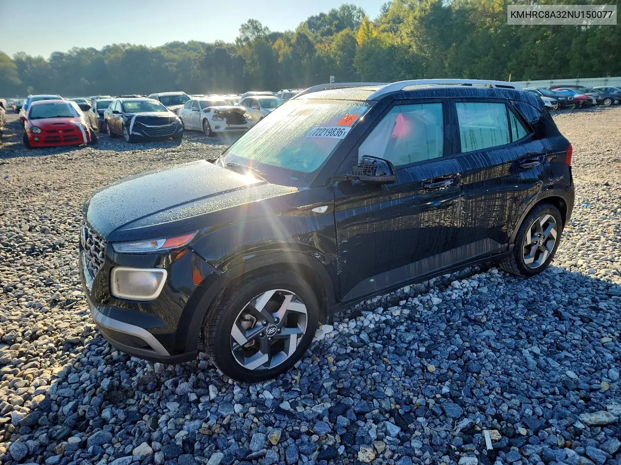 HYUNDAI VENUE 2022, VIN KMHRC8A32NU150077