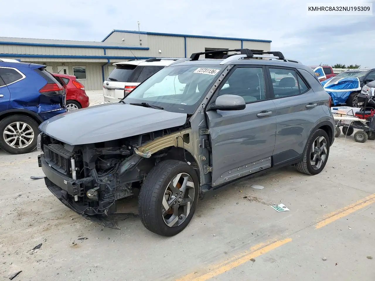 HYUNDAI VENUE 2022, VIN KMHRC8A32NU195309