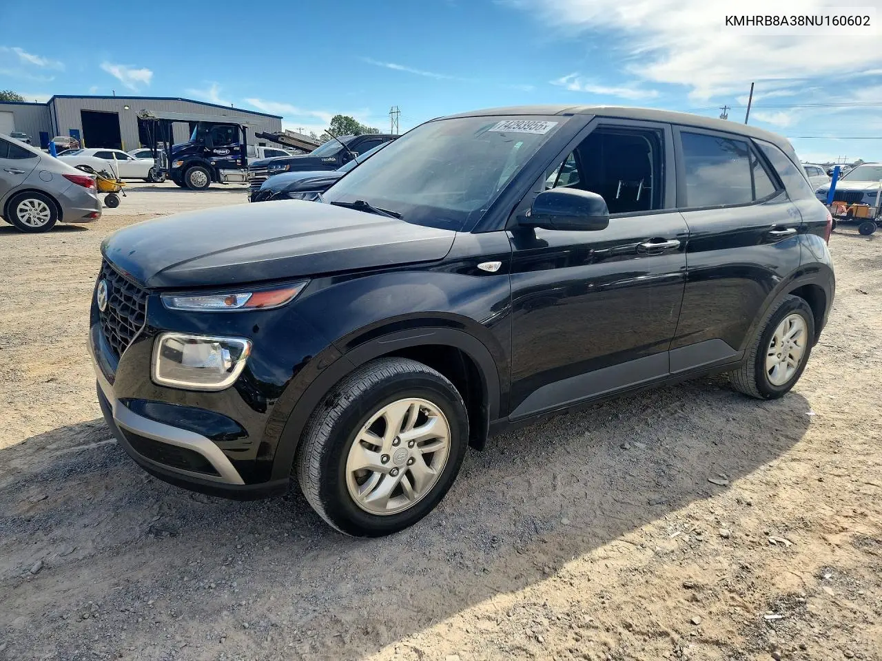 HYUNDAI VENUE 2022, VIN KMHRB8A38NU160602