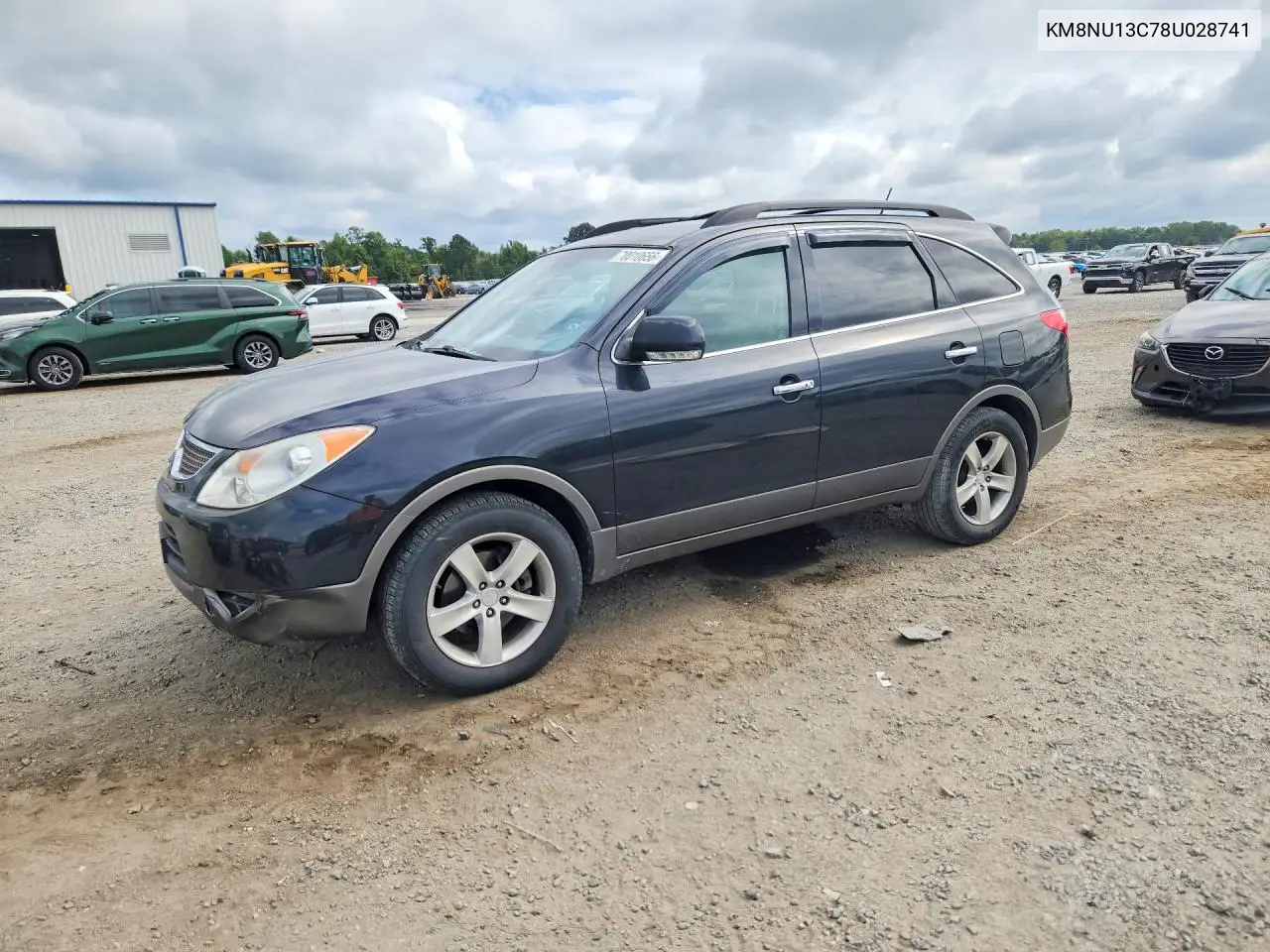HYUNDAI VERACRUZ 2008, VIN KM8NU13C78U028741