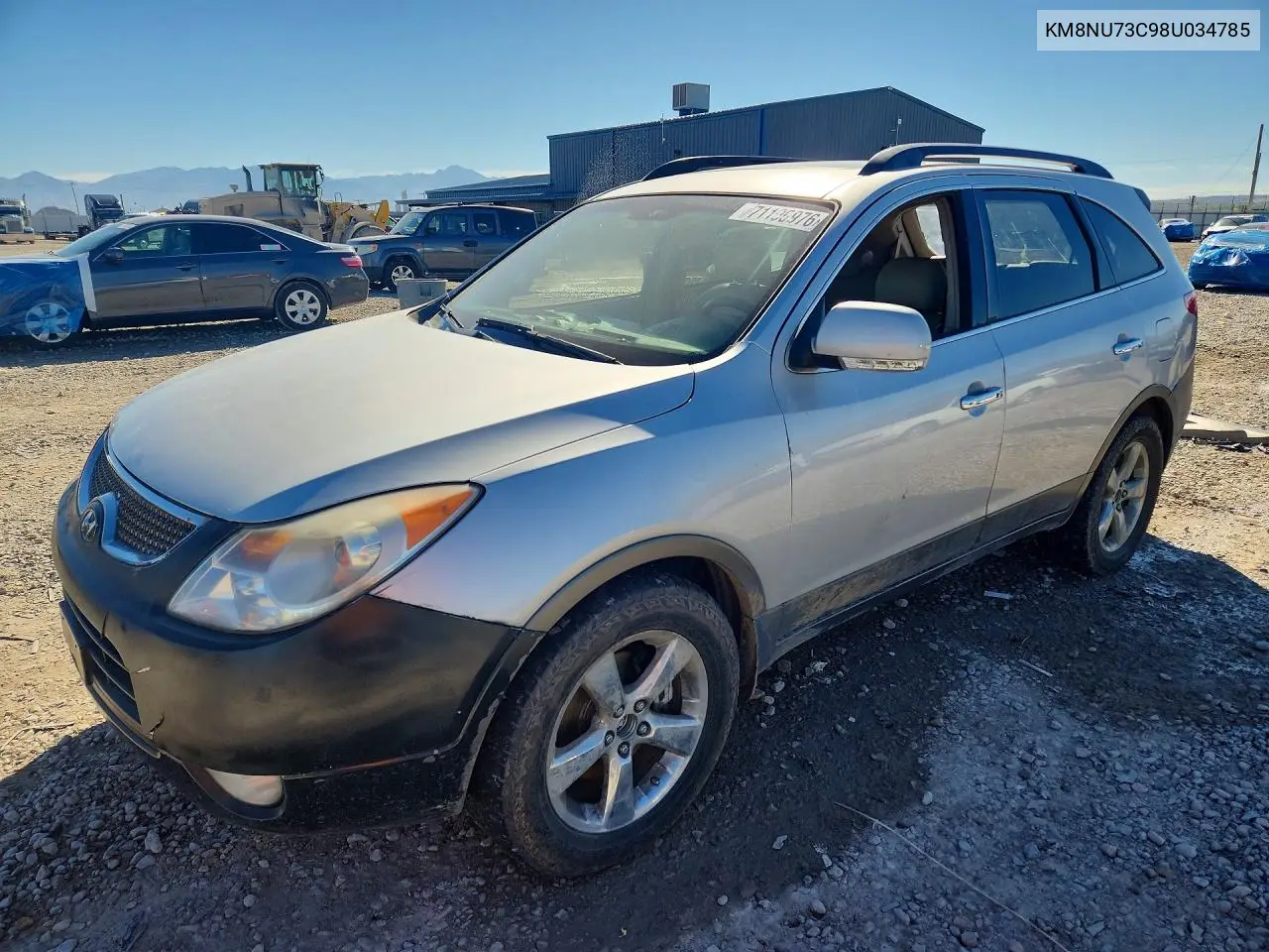 HYUNDAI VERACRUZ 2008, VIN KM8NU73C98U034785