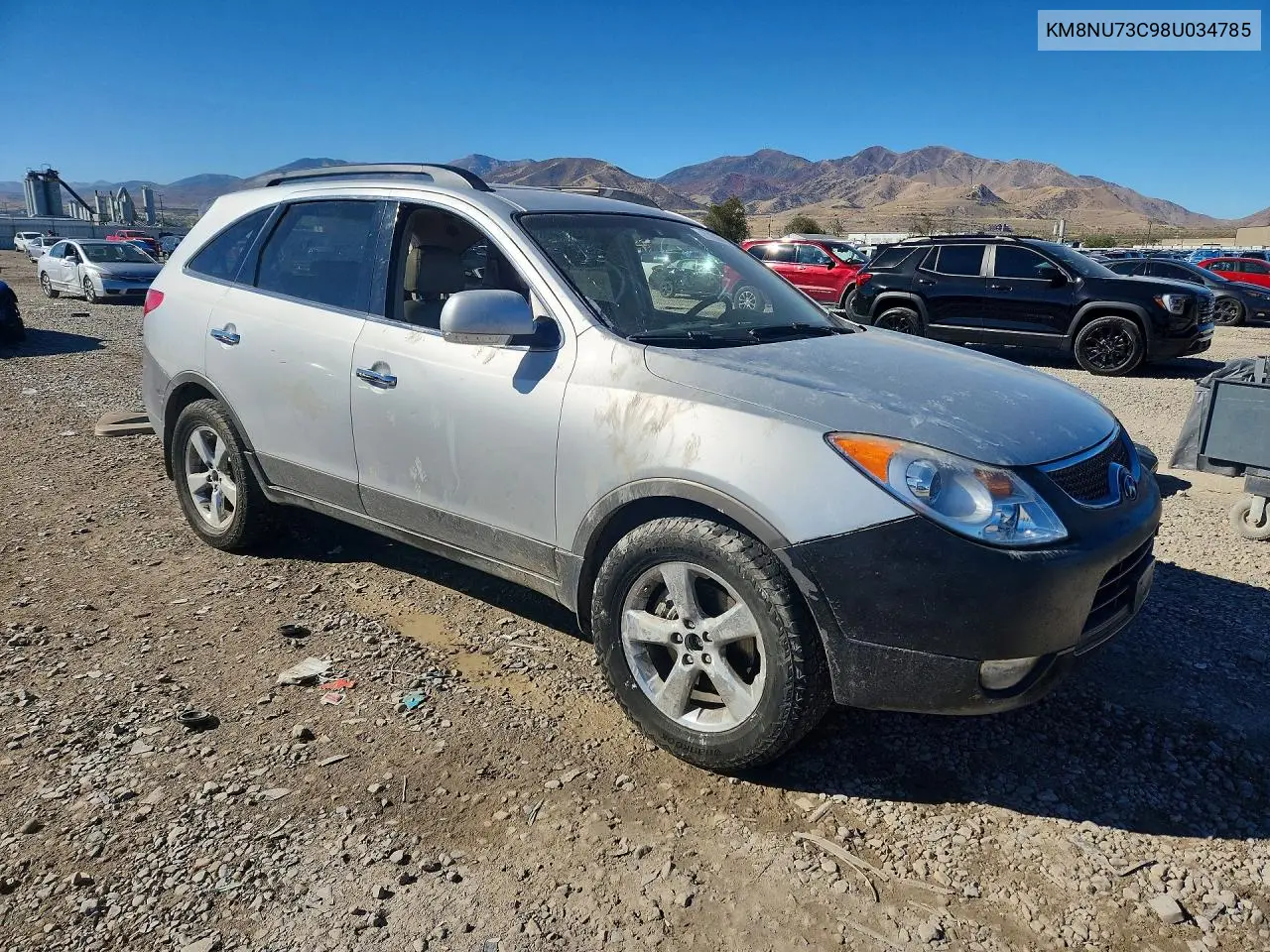 2008 HYUNDAI VERACRUZ VIN KM8NU73C98U034785 — фото 4