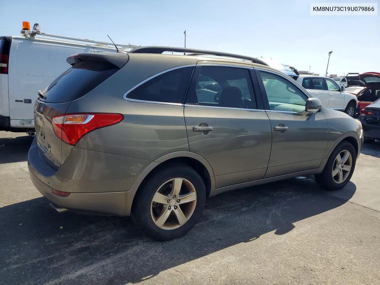 2009 HYUNDAI VERACRUZ VIN KM8NU73C19U079866 — фото 3
