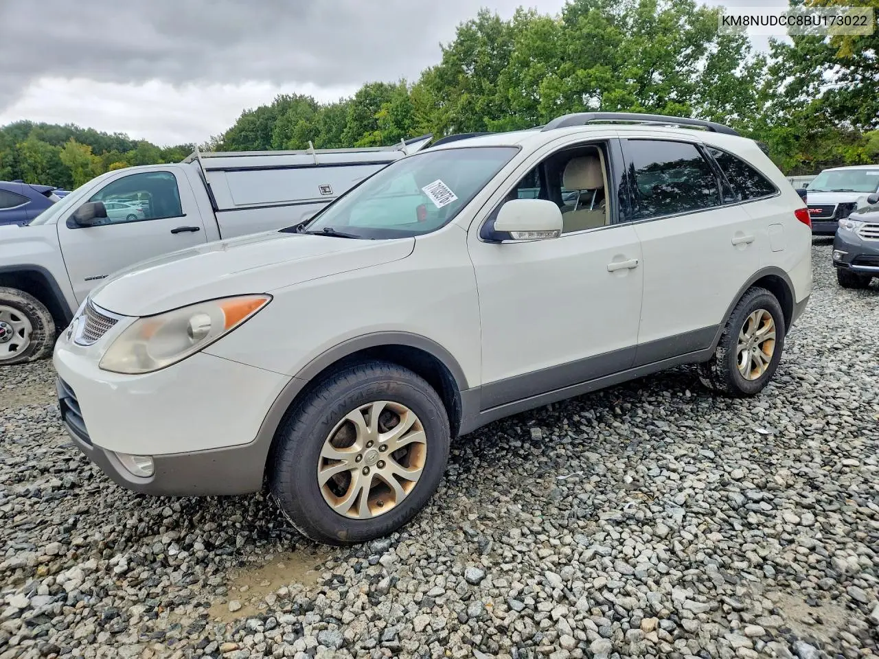 HYUNDAI VERACRUZ 2011, VIN KM8NUDCC8BU173022