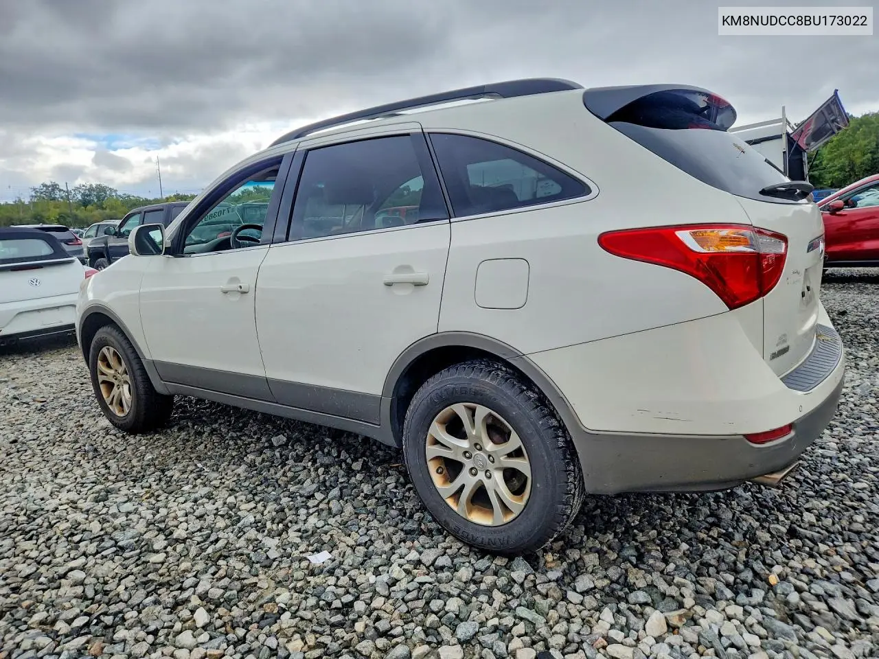 2011 HYUNDAI VERACRUZ VIN KM8NUDCC8BU173022 — фото 2