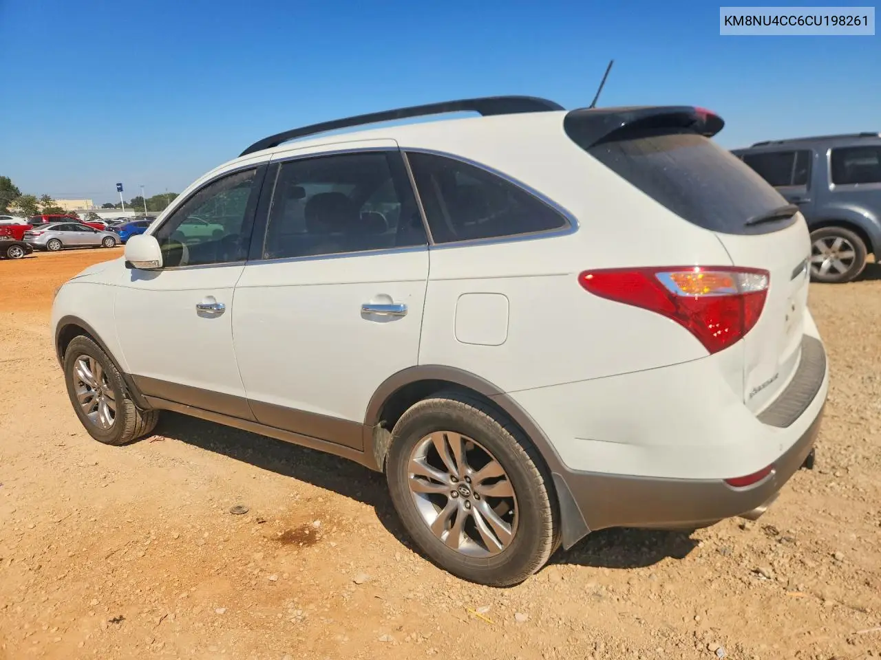 2012 HYUNDAI VERACRUZ VIN KM8NU4CC6CU198261 — фото 2