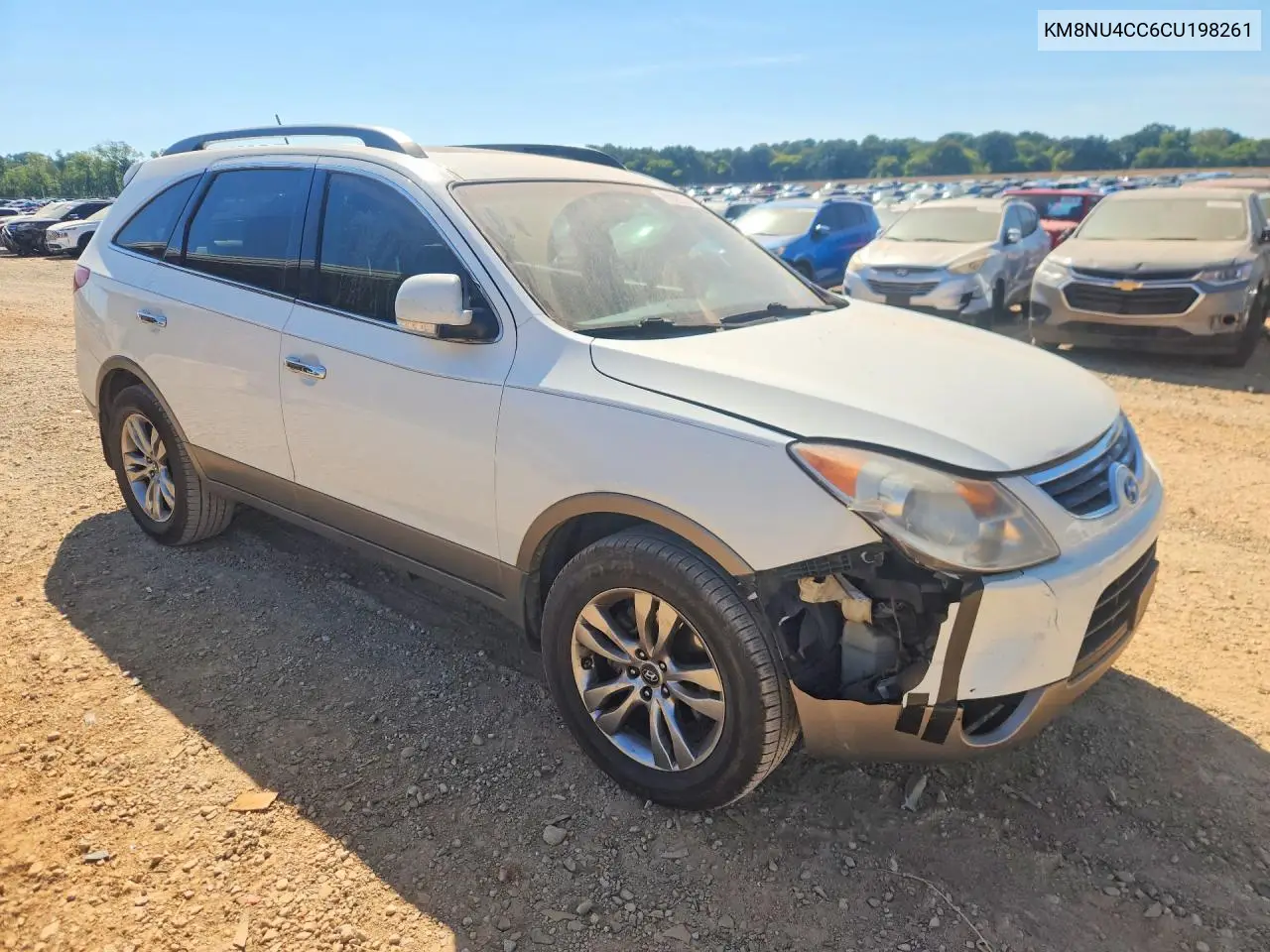 2012 HYUNDAI VERACRUZ VIN KM8NU4CC6CU198261 — фото 4