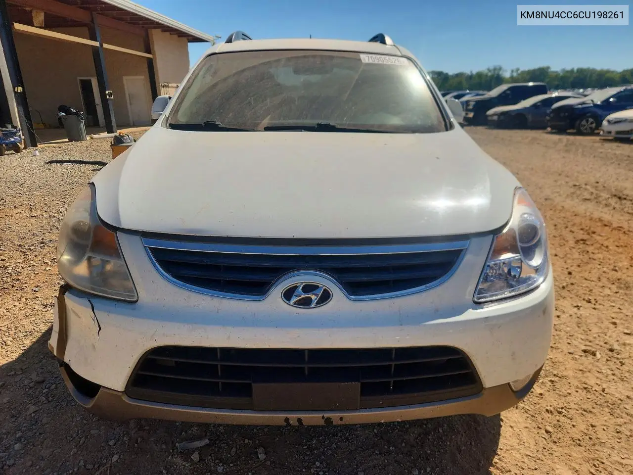 2012 HYUNDAI VERACRUZ VIN KM8NU4CC6CU198261 — фото 5