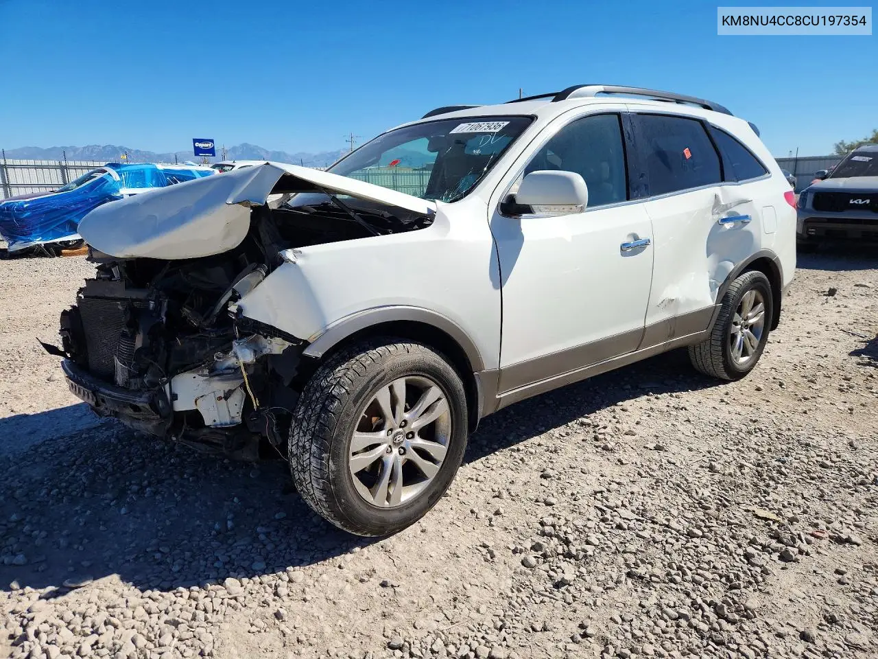 HYUNDAI VERACRUZ 2012, VIN KM8NU4CC8CU197354