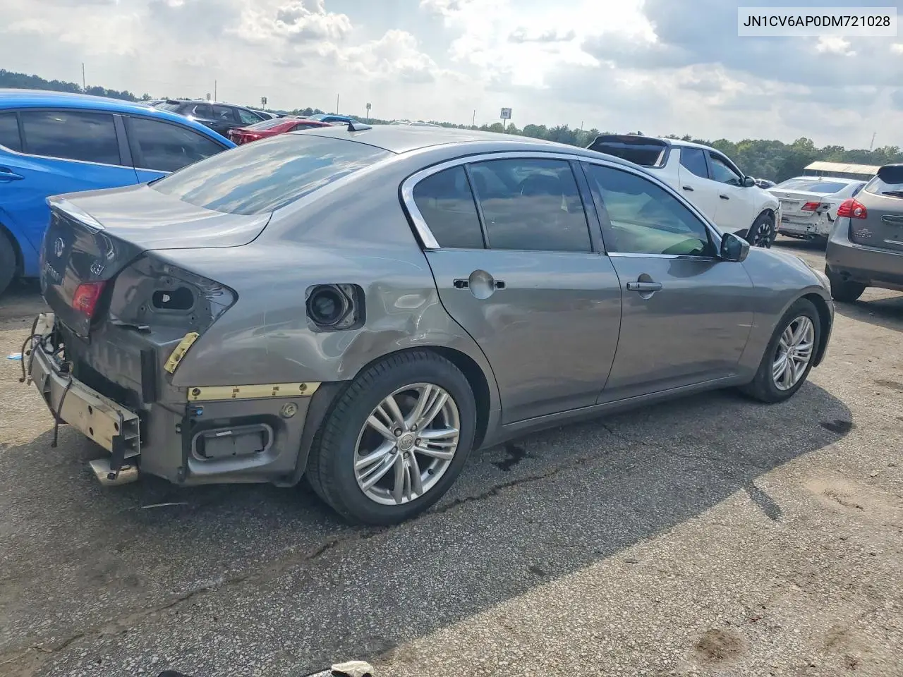 2013 INFINITI G VIN JN1CV6AP0DM721028 — фото 3