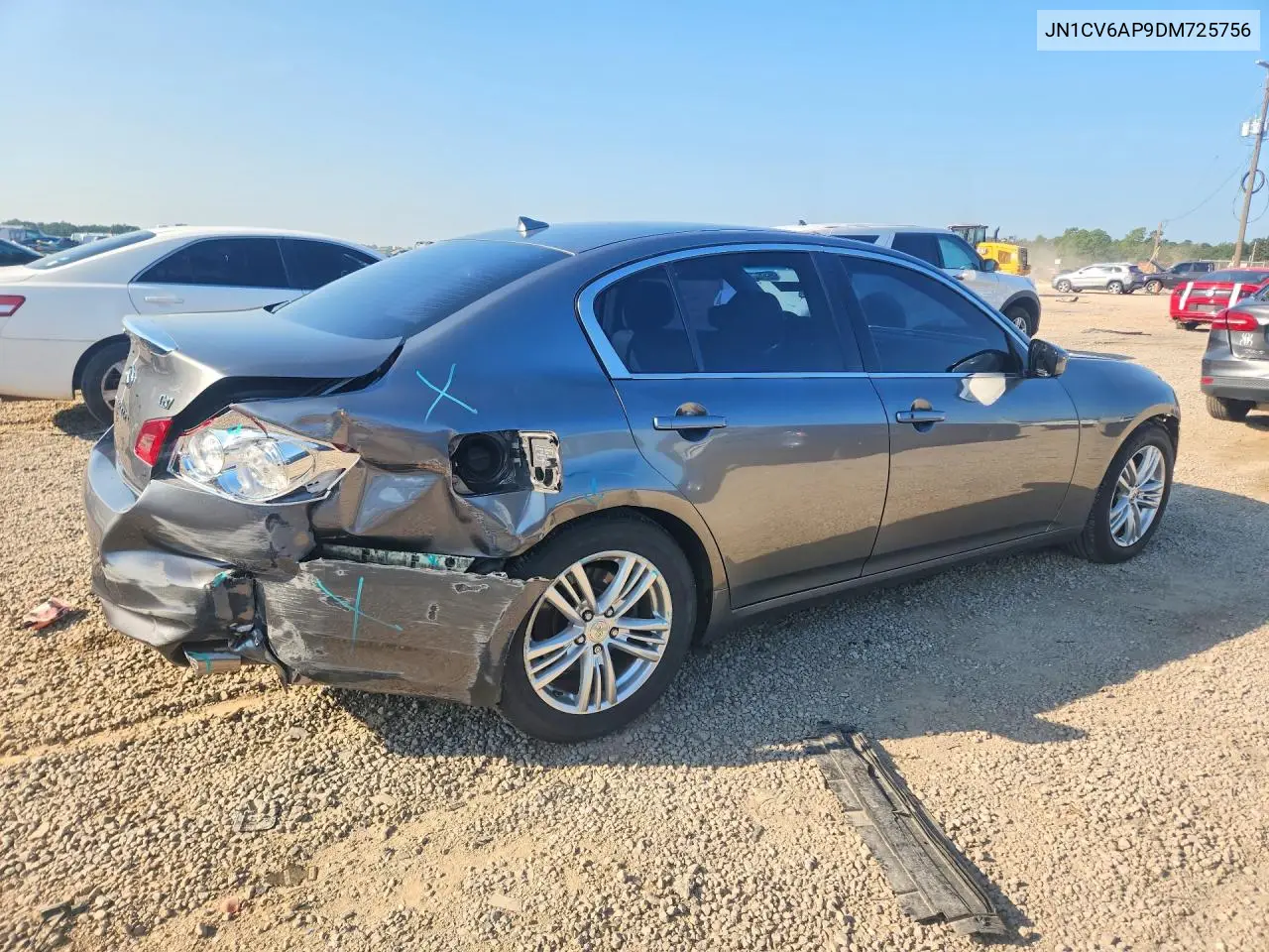 2013 INFINITI G VIN JN1CV6AP9DM725756 — фото 3