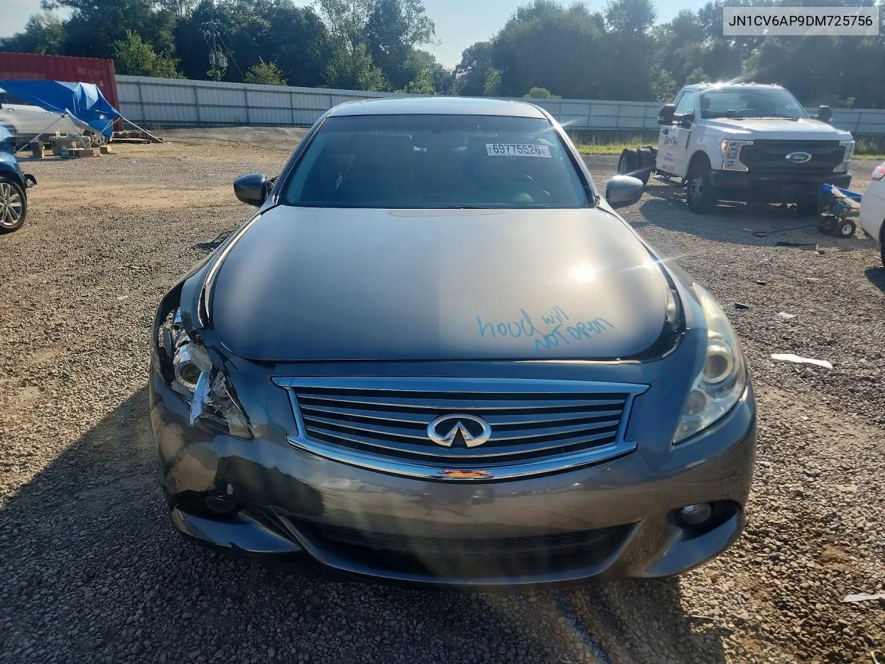 2013 INFINITI G VIN JN1CV6AP9DM725756 — фото 5