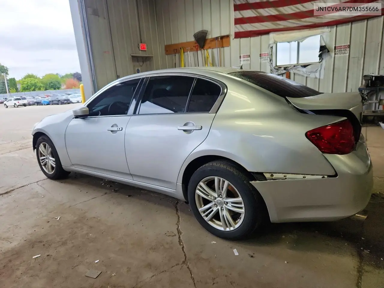 2013 INFINITI G VIN JN1CV6AR7DM355666 — фото 2