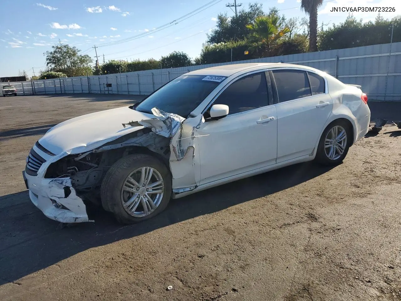 INFINITI G 2013, VIN JN1CV6AP3DM723226
