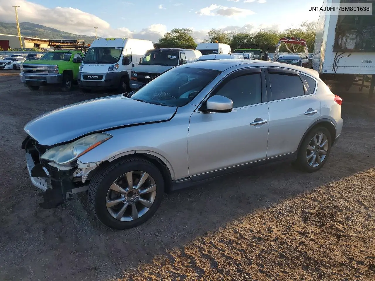 INFINITI EX 2011, VIN JN1AJ0HP7BM801638
