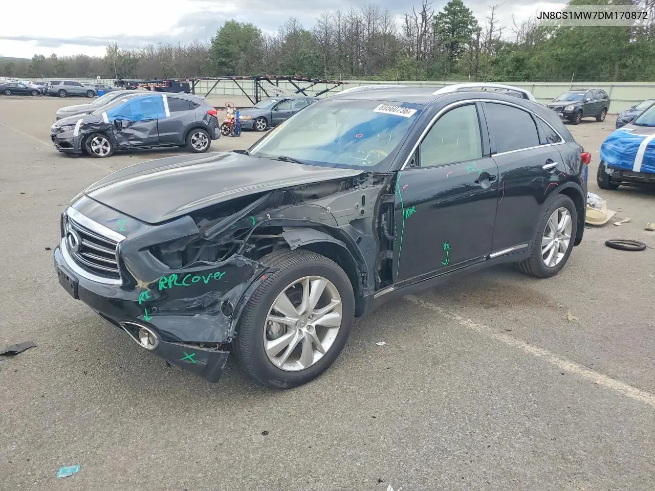 INFINITI FX 2013, VIN JN8CS1MW7DM170872